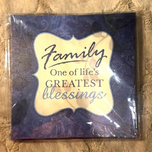 LFAMILY BLESSINGS CANVAS ART NWT - Picture 3 of 4